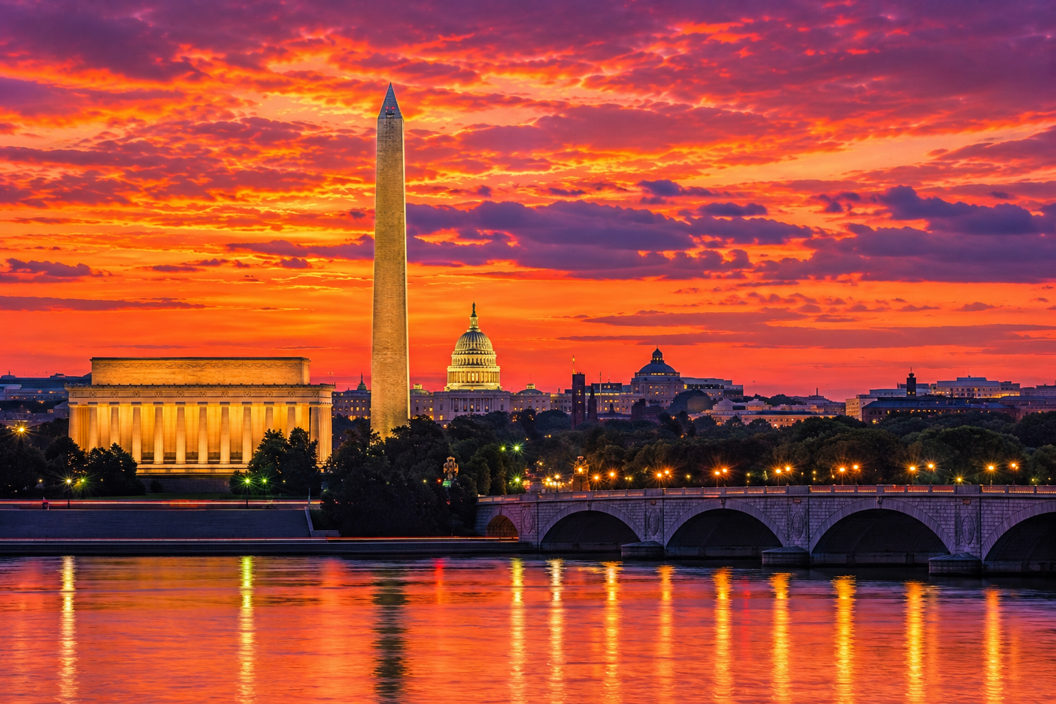 Washington DC skyline